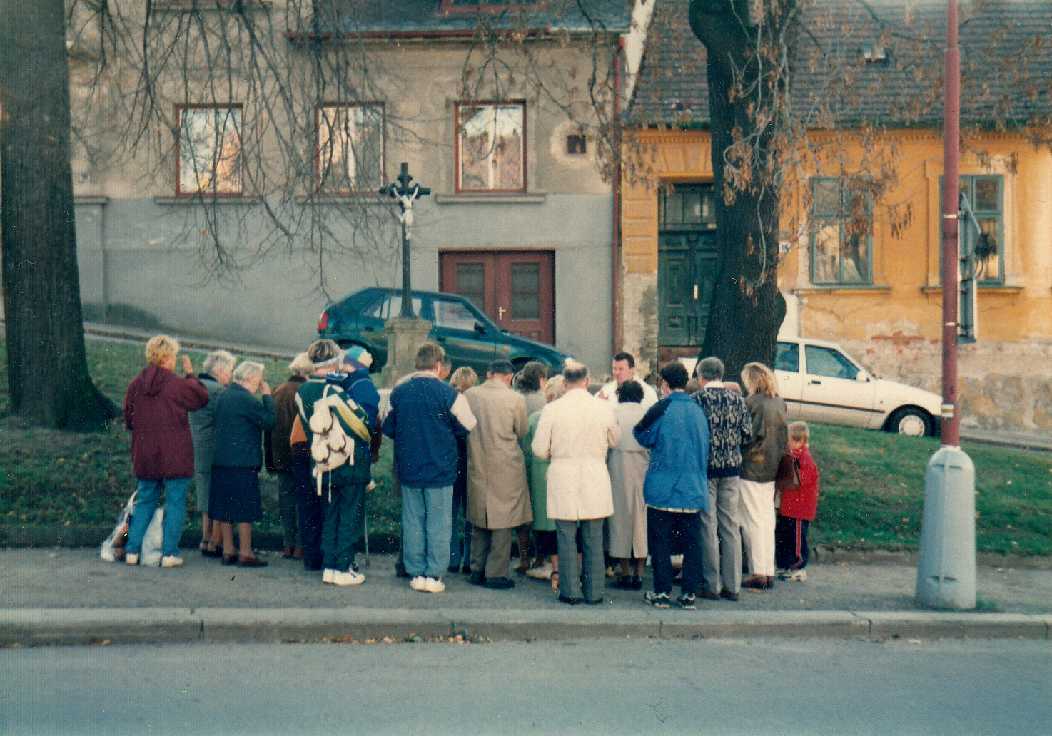 Odhalení a požehnání pomníku.