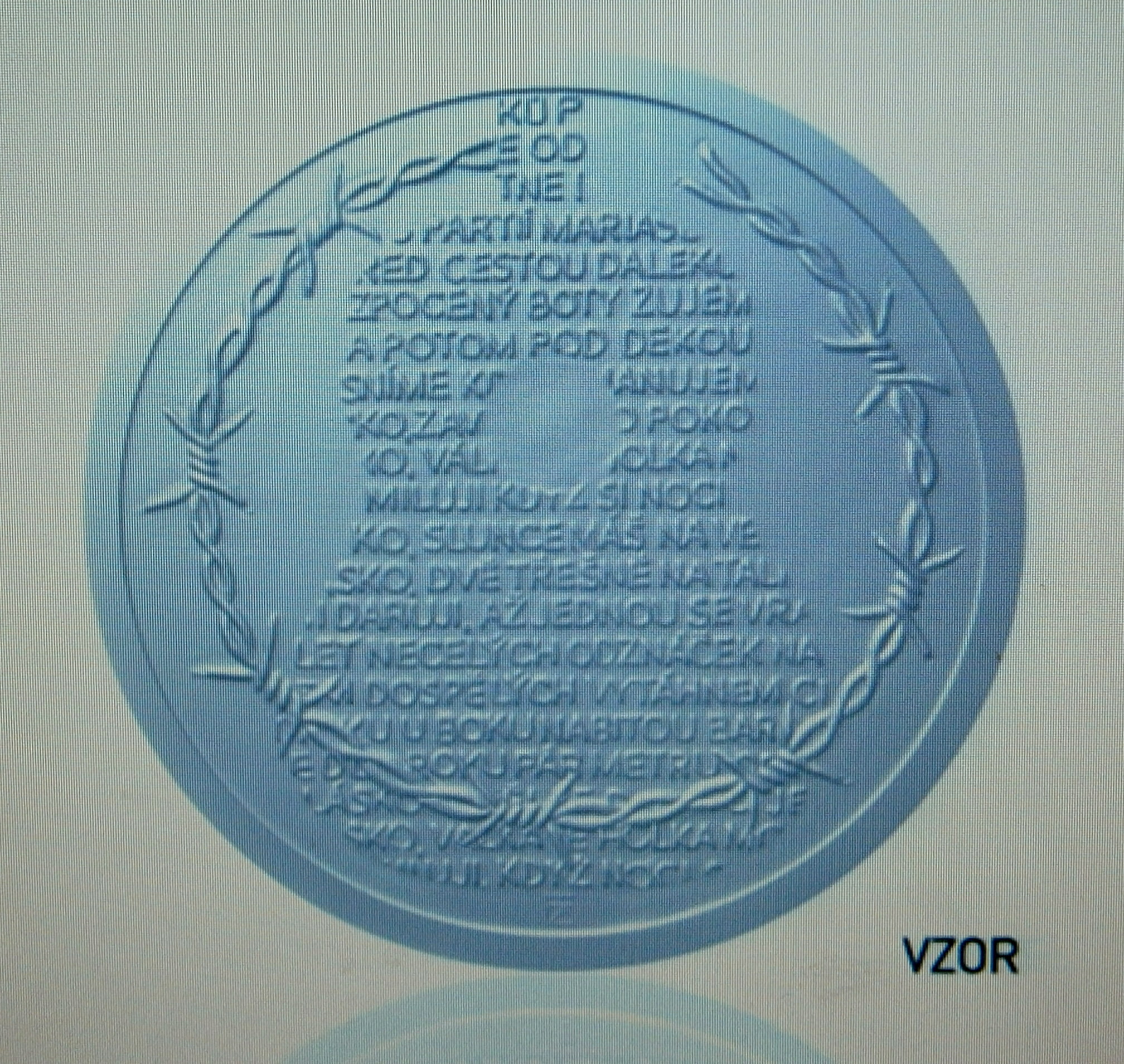 Medaile Karla Kryla z roku 2014...